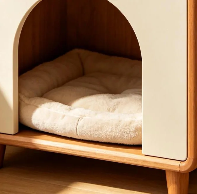 Arched opening with the cushion inside